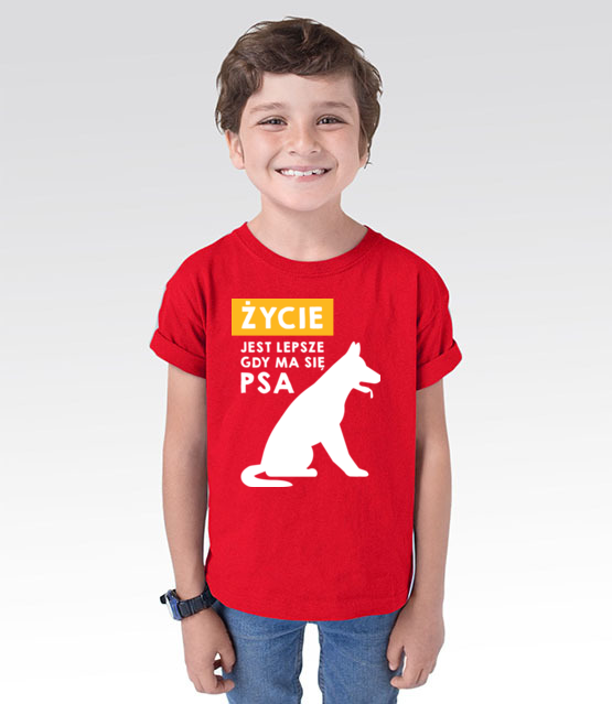Graficzny manifest dla psich maniakow koszulka z nadrukiem milosnicy psow dziecko jipi pl 1364 102