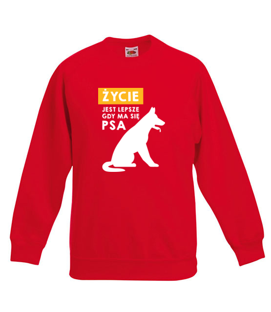 Graficzny manifest dla psich maniakow bluza z nadrukiem milosnicy psow dziecko jipi pl 1364 125