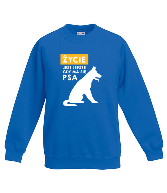Graficzny manifest dla psich maniakow bluza z nadrukiem milosnicy psow dziecko jipi pl 1364 126