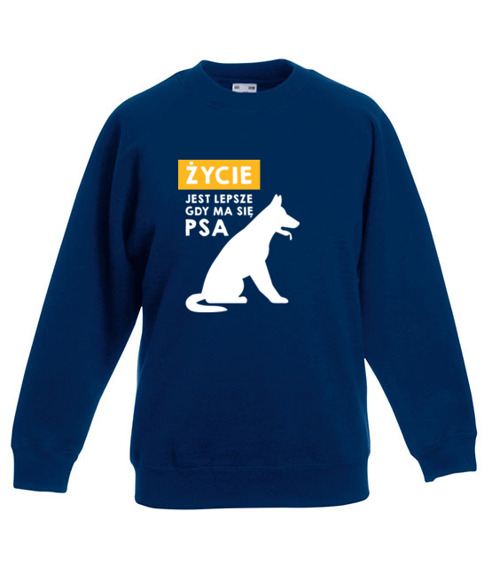 Graficzny manifest dla psich maniakow bluza z nadrukiem milosnicy psow dziecko jipi pl 1364 127