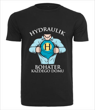 Koszulka dla hydraulicznego bohatera - Koszulka z nadrukiem - Dla hydraulika - Męska