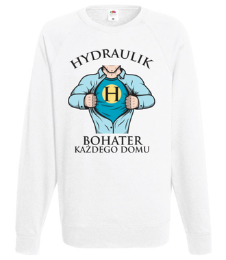 Koszulka dla hydraulicznego bohatera - Bluza z nadrukiem - Dla hydraulika - Męska
