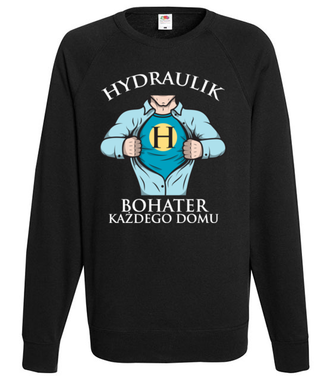 Koszulka dla hydraulicznego bohatera - Bluza z nadrukiem - Dla hydraulika - Męska