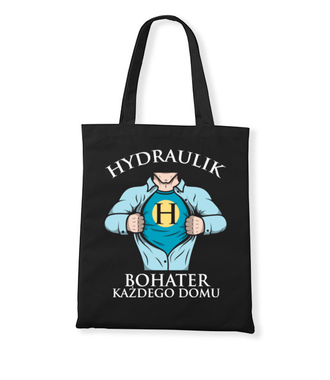 Koszulka dla hydraulicznego bohatera - Torba z nadrukiem - Dla hydraulika - Gadżety