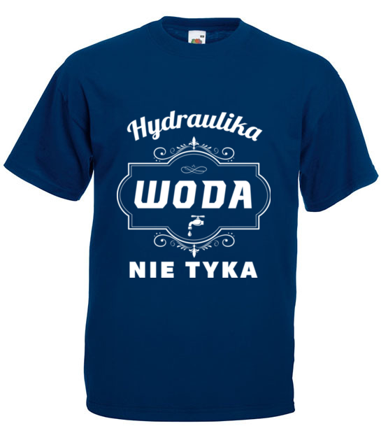 Branzowa koszulka z nadrukiem dla hydraulika koszulka z nadrukiem dla hydraulika mezczyzna jipi pl 1369 3