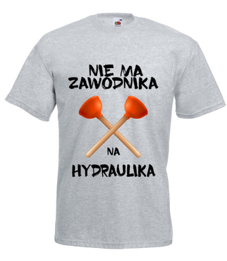 Wiadomo, że masz dystans do pracy - Koszulka z nadrukiem - Dla hydraulika - Męska