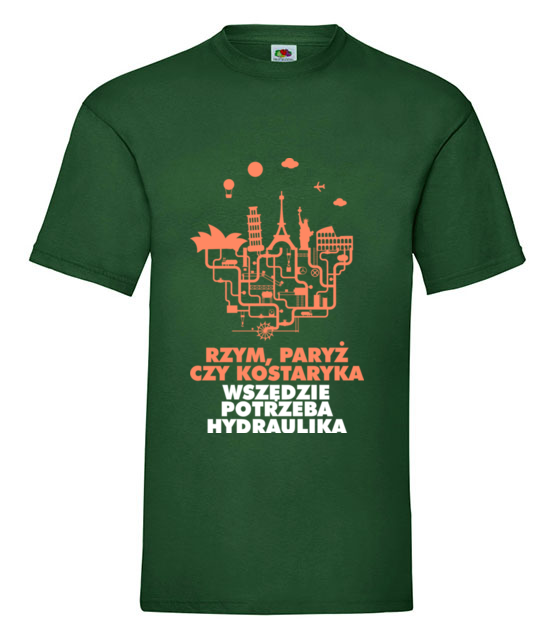 Przydatna profesja koszulka z nadrukiem dla hydraulika mezczyzna jipi pl 1385 188