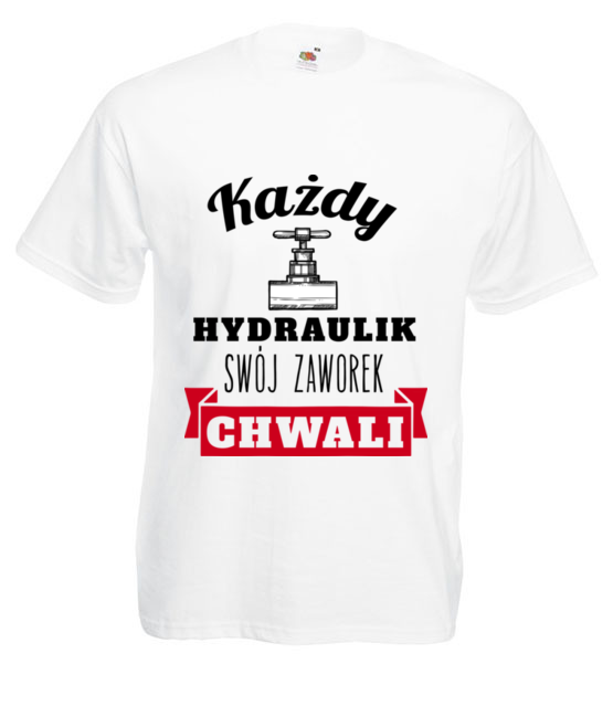 Zabawnie i z duzym dystansem koszulka z nadrukiem dla hydraulika mezczyzna jipi pl 1392 2