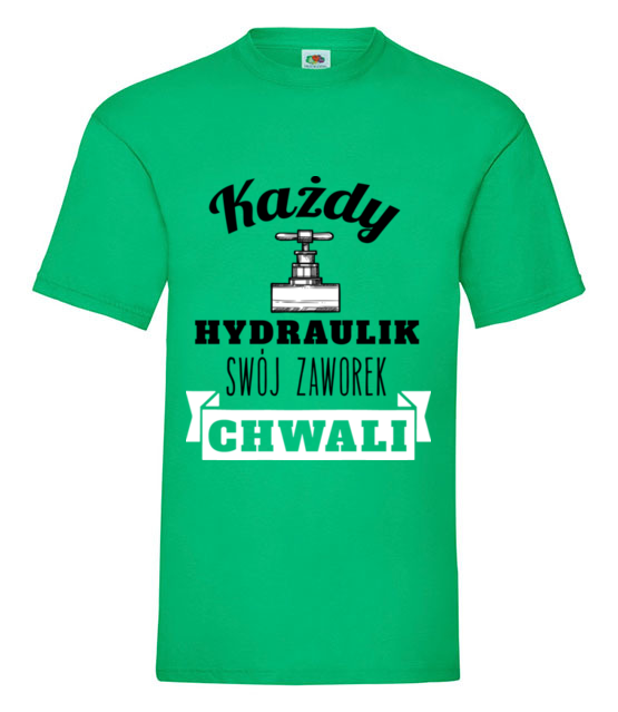Zabawnie i z duzym dystansem koszulka z nadrukiem dla hydraulika mezczyzna jipi pl 1393 186