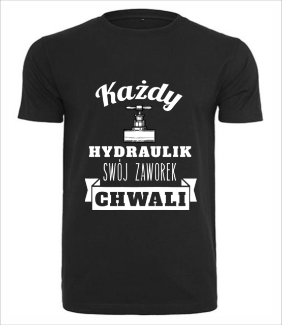 Zabawnie i z duzym dystansem koszulka z nadrukiem dla hydraulika mezczyzna jipi pl 1394 1