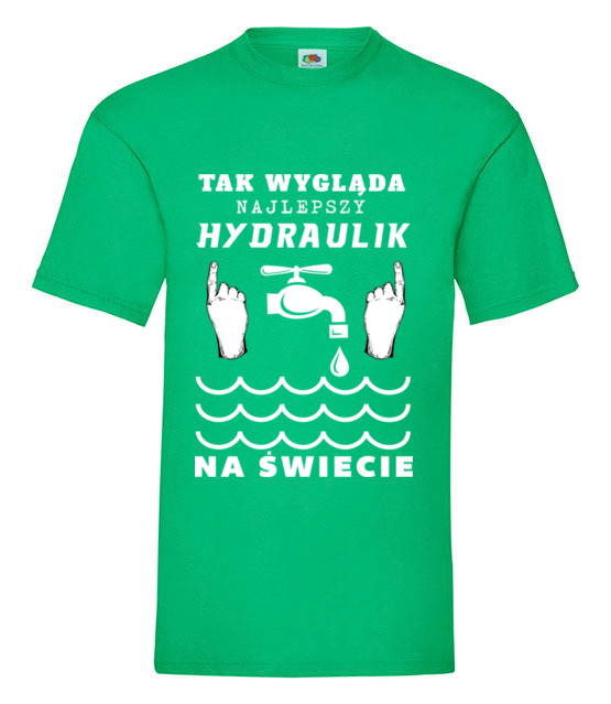 Mala autoreklama nie zaszkodzi koszulka z nadrukiem dla hydraulika mezczyzna jipi pl 1398 186