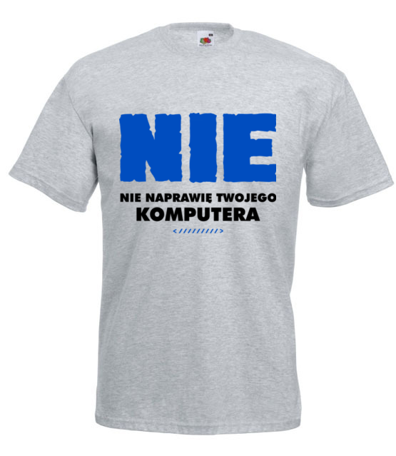 Asertywny informatyk koszulka z nadrukiem dla programisty mezczyzna jipi pl 1418 6