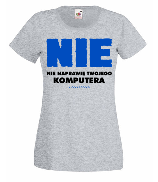 Asertywny informatyk koszulka z nadrukiem dla programisty kobieta jipi pl 1418 63