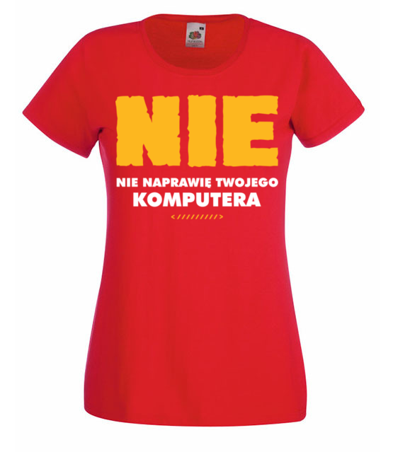 Asertywny informatyk koszulka z nadrukiem dla programisty kobieta jipi pl 1419 60