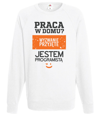 Grafika, która motywuje - Bluza z nadrukiem - Dla programisty - Męska