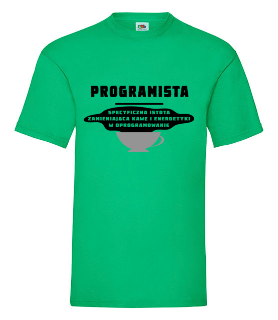 Specyficzna istota koszulka z nadrukiem dla programisty mezczyzna jipi pl 1423 186