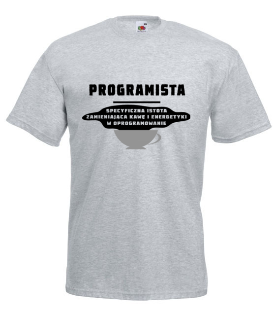 Specyficzna istota koszulka z nadrukiem dla programisty mezczyzna jipi pl 1423 6