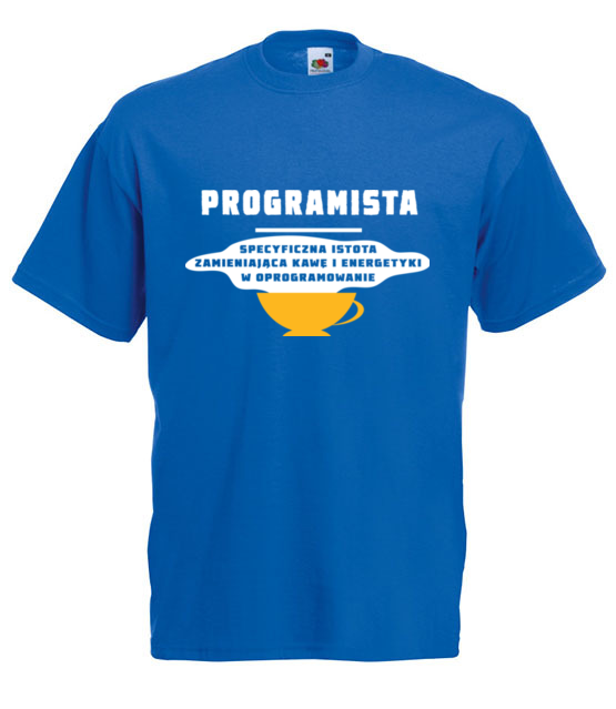 Specyficzna istota koszulka z nadrukiem dla programisty mezczyzna jipi pl 1424 5