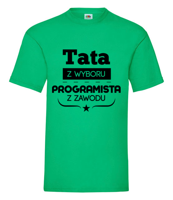 Tata programista koszulka z nadrukiem dla programisty mezczyzna jipi pl 1430 186