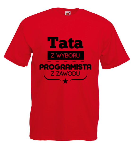 Tata programista koszulka z nadrukiem dla programisty mezczyzna jipi pl 1430 4