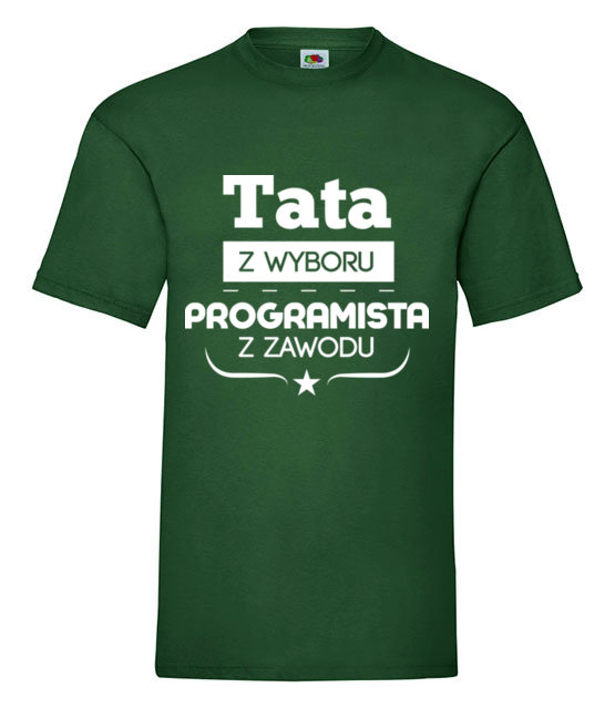 Tata programista koszulka z nadrukiem dla programisty mezczyzna jipi pl 1431 188