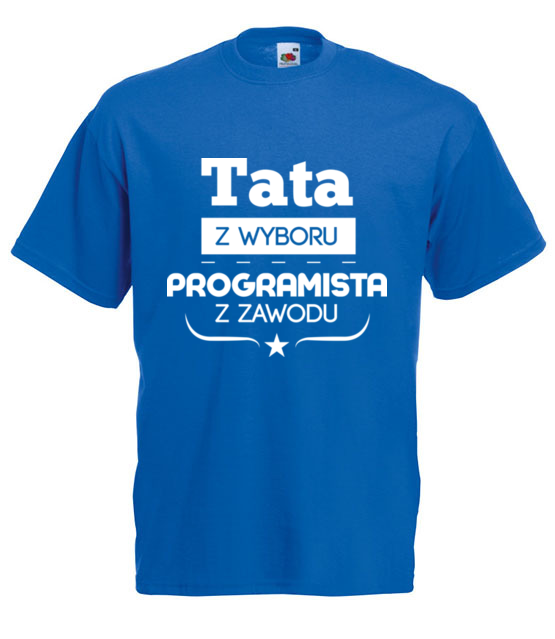 Tata programista koszulka z nadrukiem dla programisty mezczyzna jipi pl 1431 5