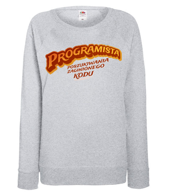 Wiadomo, jaką masz misję - Bluza z nadrukiem - Dla programisty - Damska