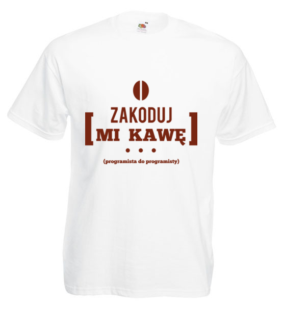 Zakoduj mi kawe koszulka z nadrukiem dla programisty mezczyzna jipi pl 1434 2