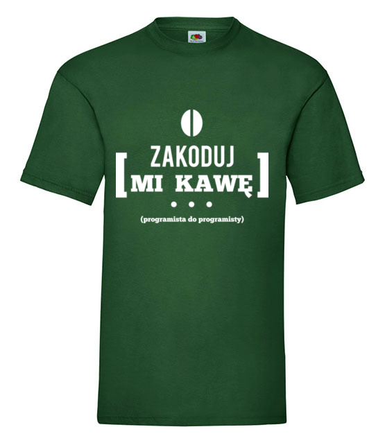 Zakoduj mi kawe koszulka z nadrukiem dla programisty mezczyzna jipi pl 1435 188