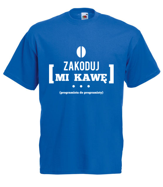 Zakoduj mi kawe koszulka z nadrukiem dla programisty mezczyzna jipi pl 1435 5