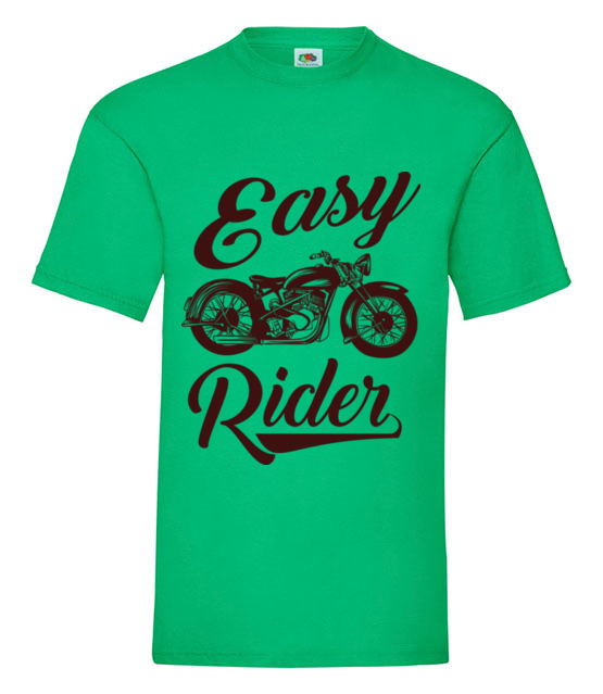 Easy rider to caly ty koszulka z nadrukiem dla motocyklisty mezczyzna jipi pl 1444 186