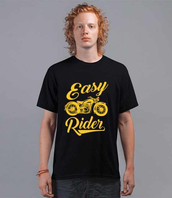 Easy rider to caly ty koszulka z nadrukiem dla motocyklisty mezczyzna jipi pl 1445 41