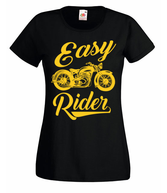 Easy rider to caly ty koszulka z nadrukiem dla motocyklisty kobieta jipi pl 1445 59