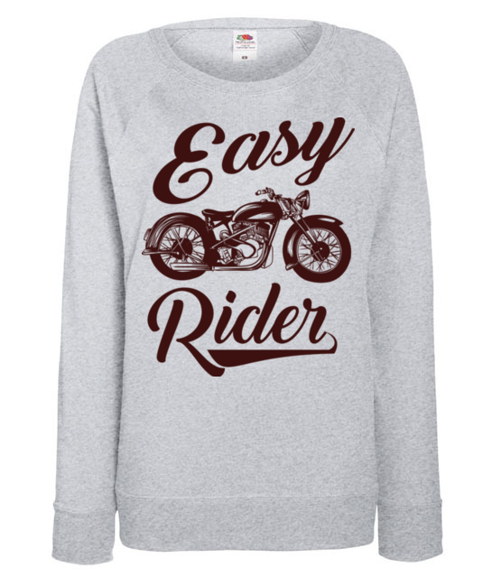 Easy rider to caly ty bluza z nadrukiem dla motocyklisty kobieta jipi pl 1444 118