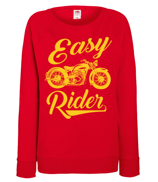 Easy rider to caly ty bluza z nadrukiem dla motocyklisty kobieta jipi pl 1445 116