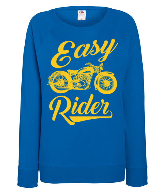 Easy rider to caly ty bluza z nadrukiem dla motocyklisty kobieta jipi pl 1445 117