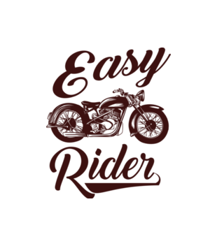 Easy Rider – to cały ty! - Bluza z nadrukiem - Dla motocyklisty - Męska z kapturem