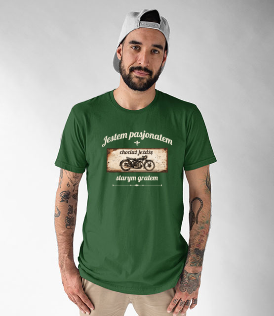 Rocznik jest niewazny liczy sie pasja koszulka z nadrukiem dla motocyklisty mezczyzna jipi pl 1449 191