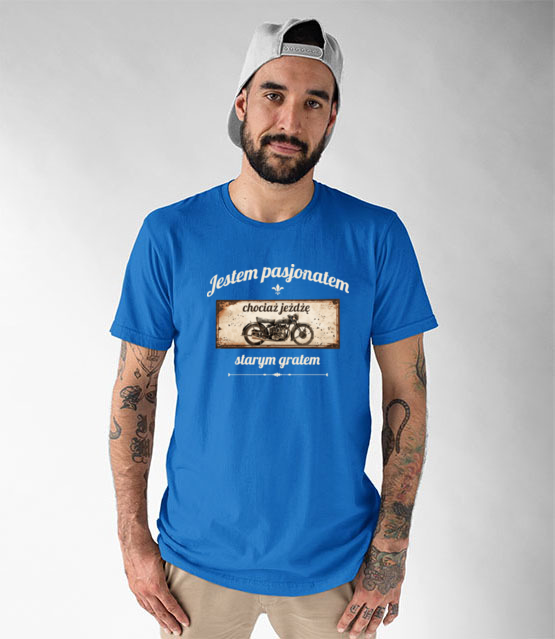 Rocznik jest niewazny liczy sie pasja koszulka z nadrukiem dla motocyklisty mezczyzna jipi pl 1449 49