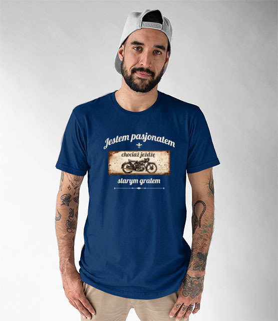 Rocznik jest niewazny liczy sie pasja koszulka z nadrukiem dla motocyklisty mezczyzna jipi pl 1449 50