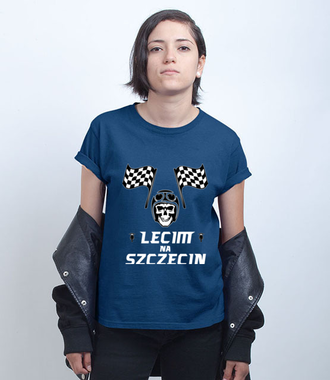 Popularna rymowanka - Koszulka z nadrukiem - Dla motocyklisty - Damska