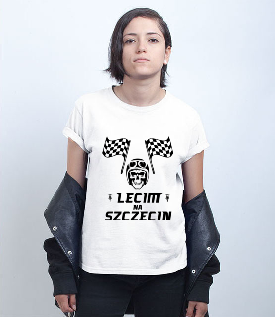 Popularna rymowanka koszulka z nadrukiem dla motocyklisty kobieta jipi pl 1450 71