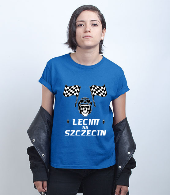 Popularna rymowanka koszulka z nadrukiem dla motocyklisty kobieta jipi pl 1451 73