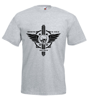 Motocyklowy kult - Koszulka z nadrukiem - Dla motocyklisty - Męska