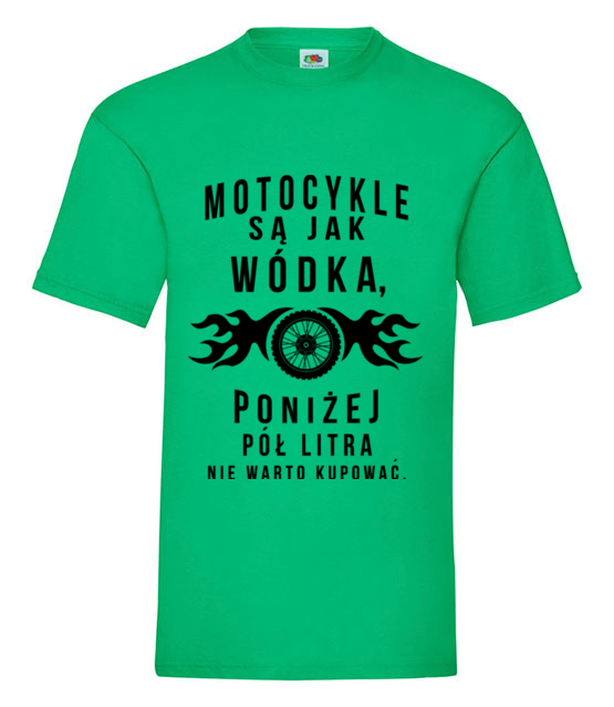 Motocyklisci to jednostki z humorem koszulka z nadrukiem dla motocyklisty mezczyzna jipi pl 1457 186