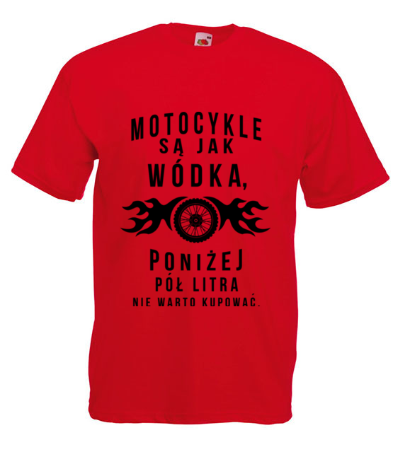 Motocyklisci to jednostki z humorem koszulka z nadrukiem dla motocyklisty mezczyzna jipi pl 1457 4