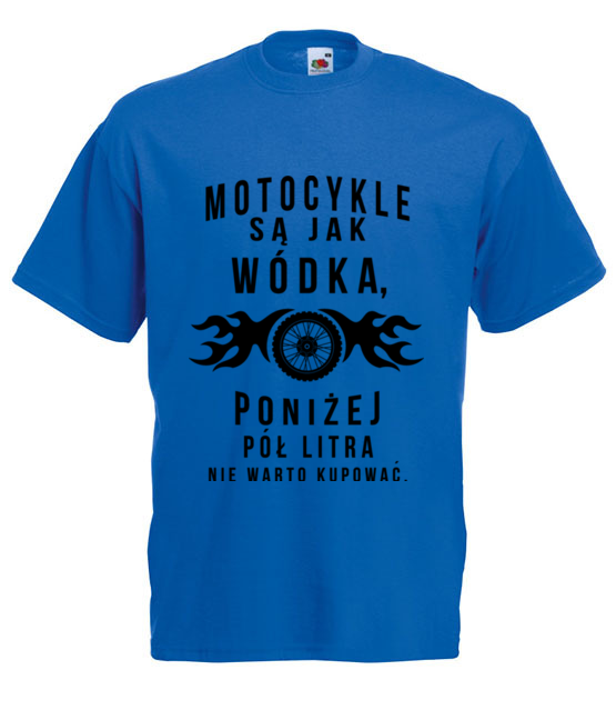 Motocyklisci to jednostki z humorem koszulka z nadrukiem dla motocyklisty mezczyzna jipi pl 1457 5