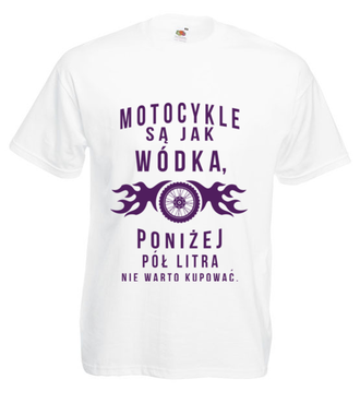 Motocykliści to jednostki z humorem - Koszulka z nadrukiem - Dla motocyklisty - Męska