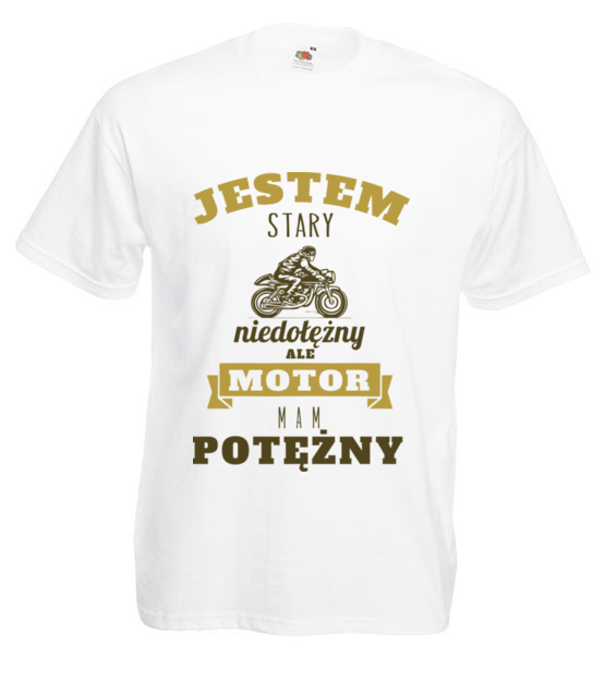 Z dystansem do siebie koszulka z nadrukiem dla motocyklisty mezczyzna jipi pl 1461 2