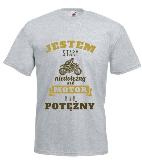 Z dystansem do siebie koszulka z nadrukiem dla motocyklisty mezczyzna jipi pl 1461 6